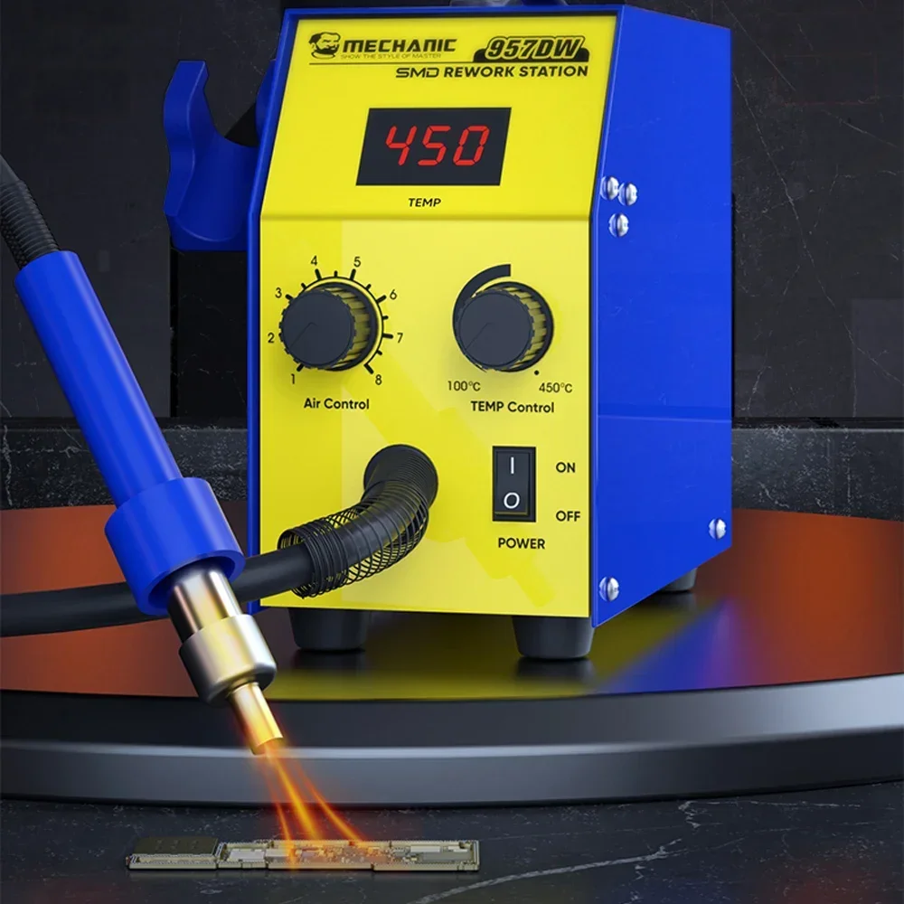 Electronics Repair Equipment - Rework Station MECHANIC 957DW Two-scroll Hot