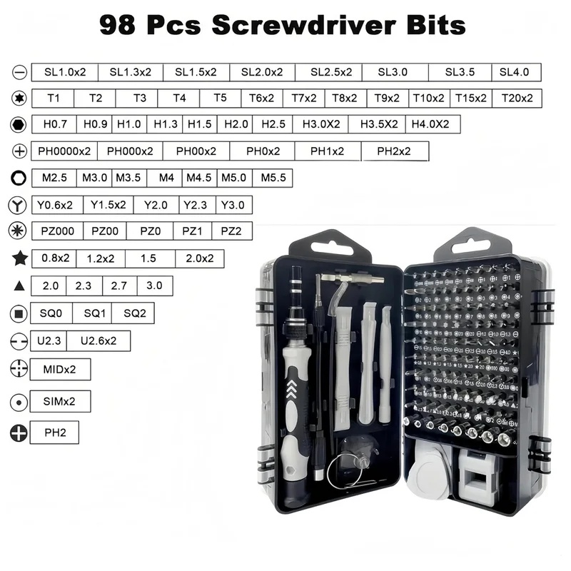 115-in-1 Precision Screwdriver - Electronic Repair Tutorial review and price