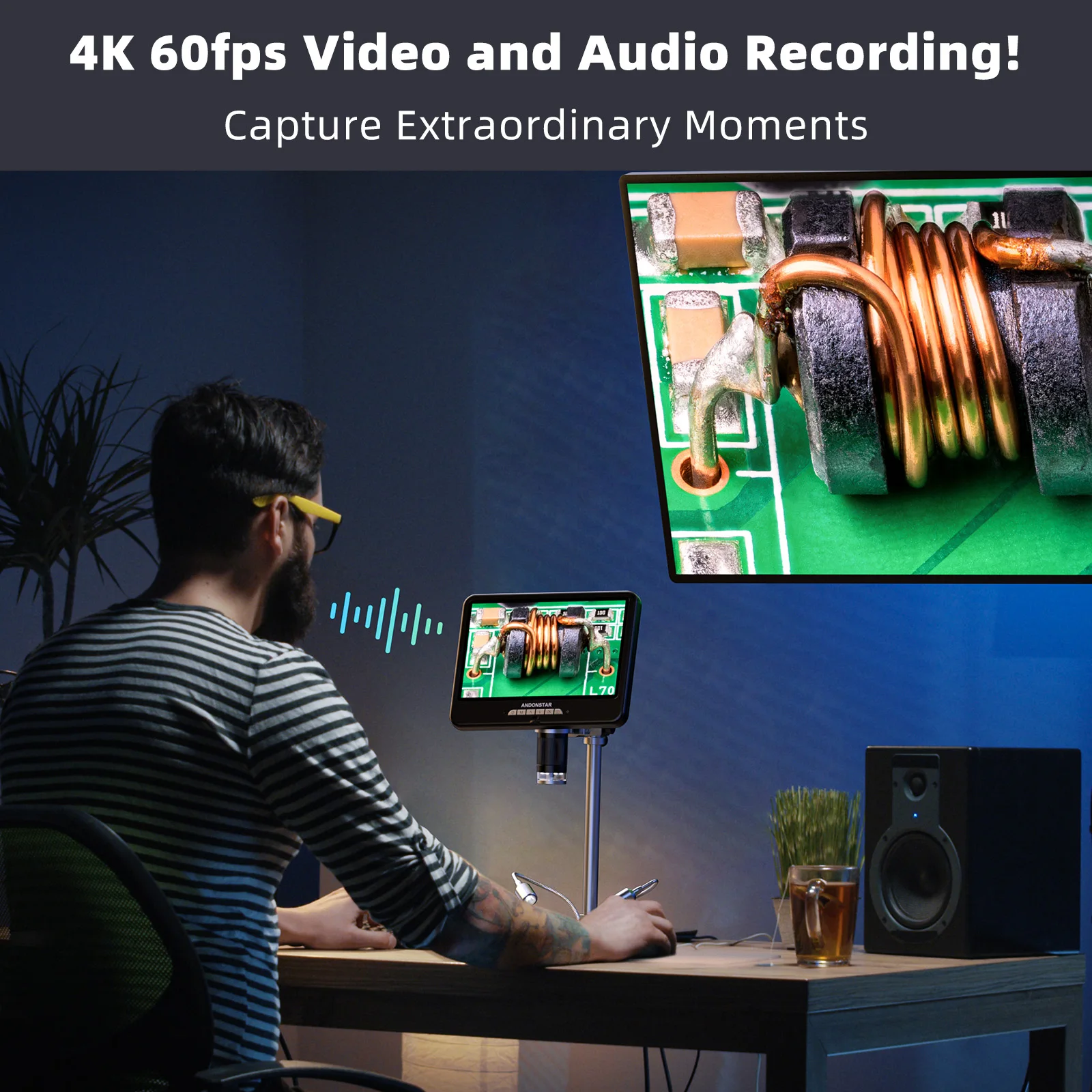 Andonstar AD210S-Pro 4K 60FPS  - Electronics Repair In Usa review and price