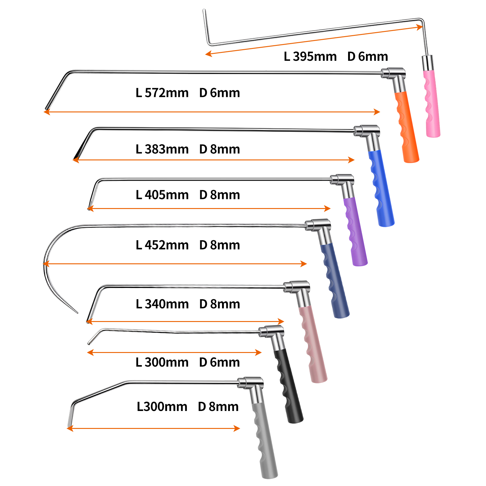 8PCS PDR Dent Repair Rod Set w - Electronics Repair Kit review and price
