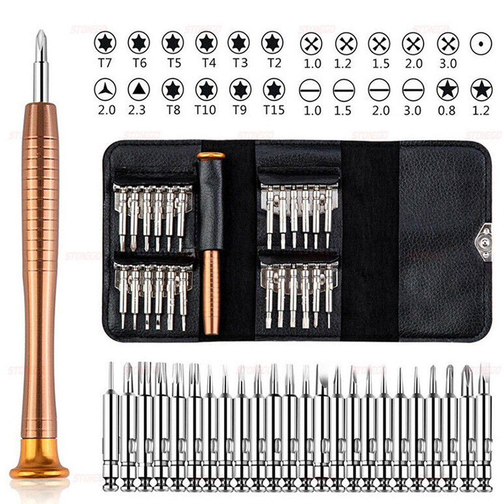 25 in 1 Precision Screwdriver  - Electronic Repair Tutorial review and price