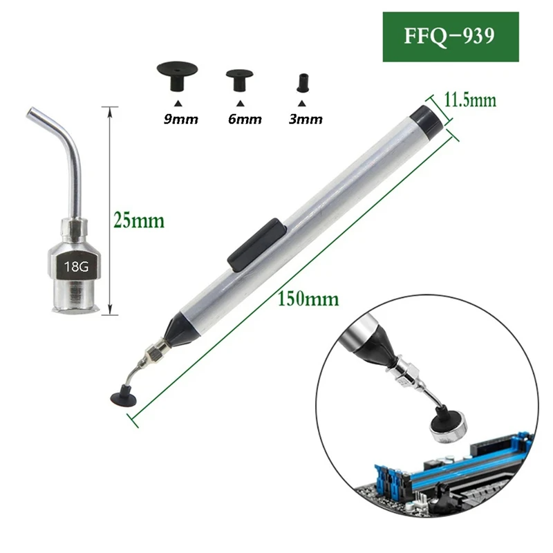 Manual Vacuum Suction Pen Kit  - Electronics Repair Training review and price