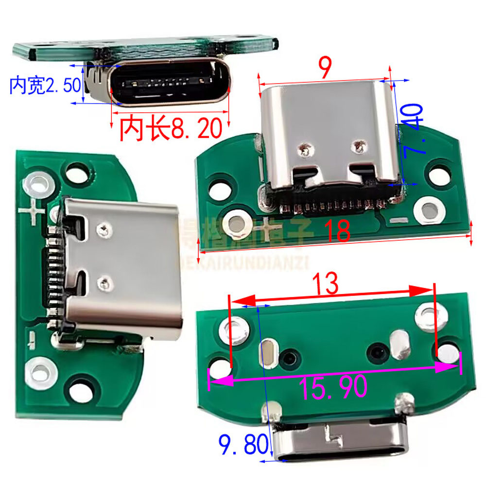 USB 3.1 Type C Female Connecto - Pcb Holder Clamp review and price
