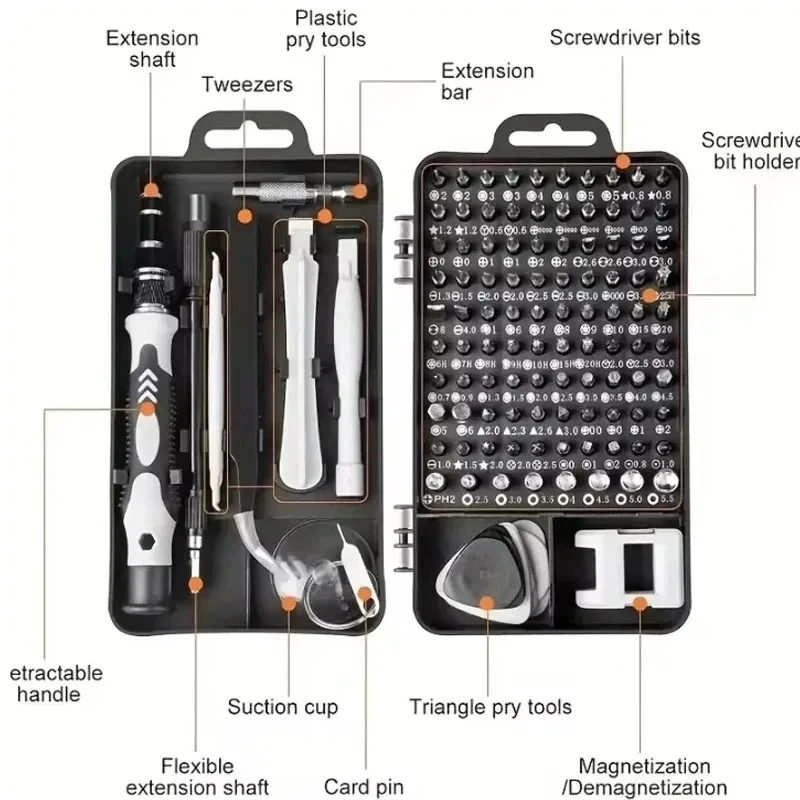 115 in 1 Multifunctional Screw - Electronic Repair Tutorial review and price